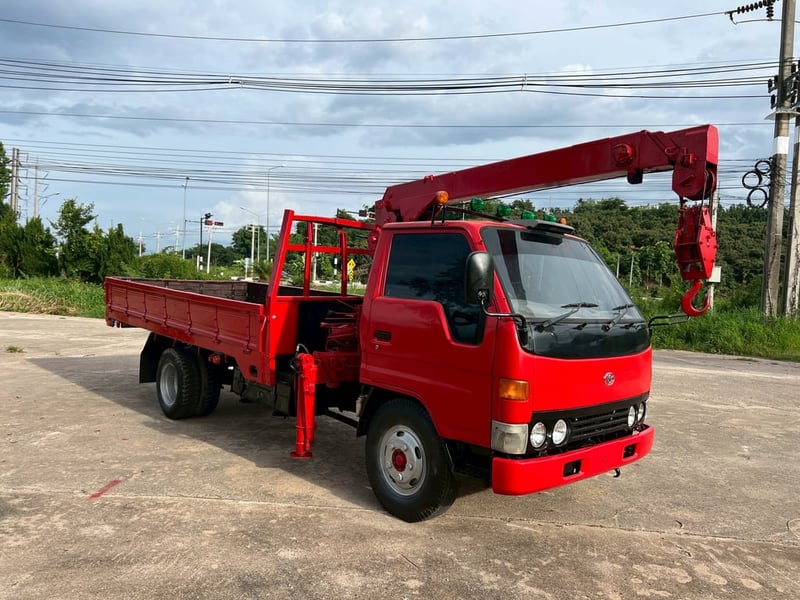 TOYOTA DYNA เครื่อง 14B  ติดเครน TADANO 2.5 ตัน  3 ปลอก 