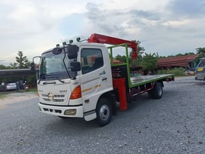 Hino 6 ล้อ 144 แรง กระบะเครน 3.5 ตัน 