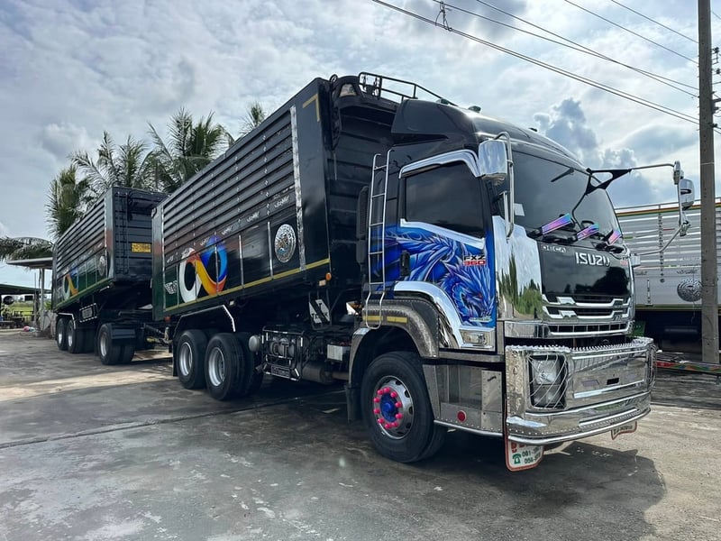 ISUZU 360 ปี 61 ดั้มเกษตรอู่ ซีที ทรัค ใส่ของ 31 ตัน 