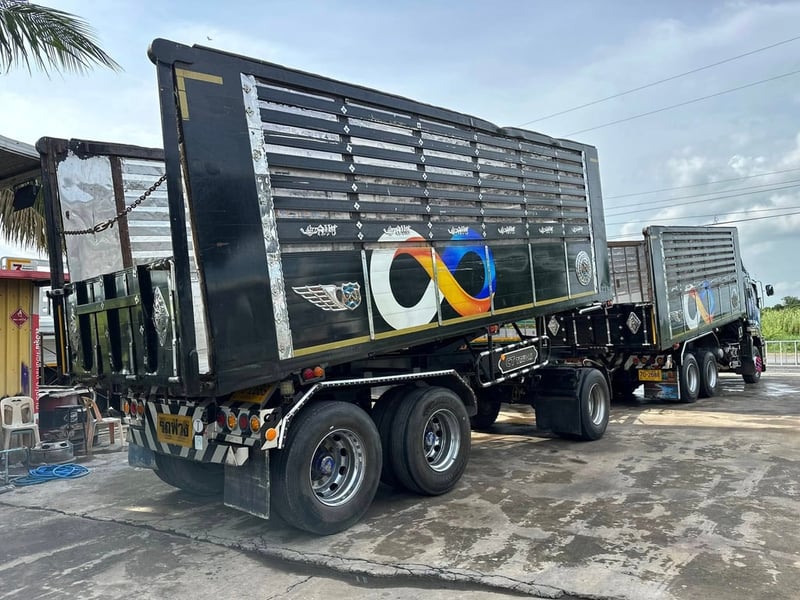 ISUZU 360 ปี 61 ดั้มเกษตรอู่ ซีที ทรัค ใส่ของ 31 ตัน 