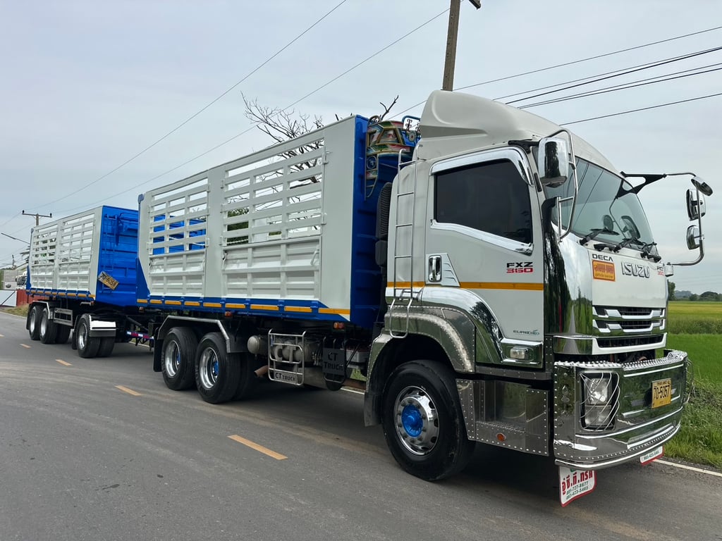 ISUZU 360 ปี 61 ดั้มเกษตรอู่ ซีทีทรัค สภาพพร้อมใช้ ยางดี ใส่ได้ 32 ตัน