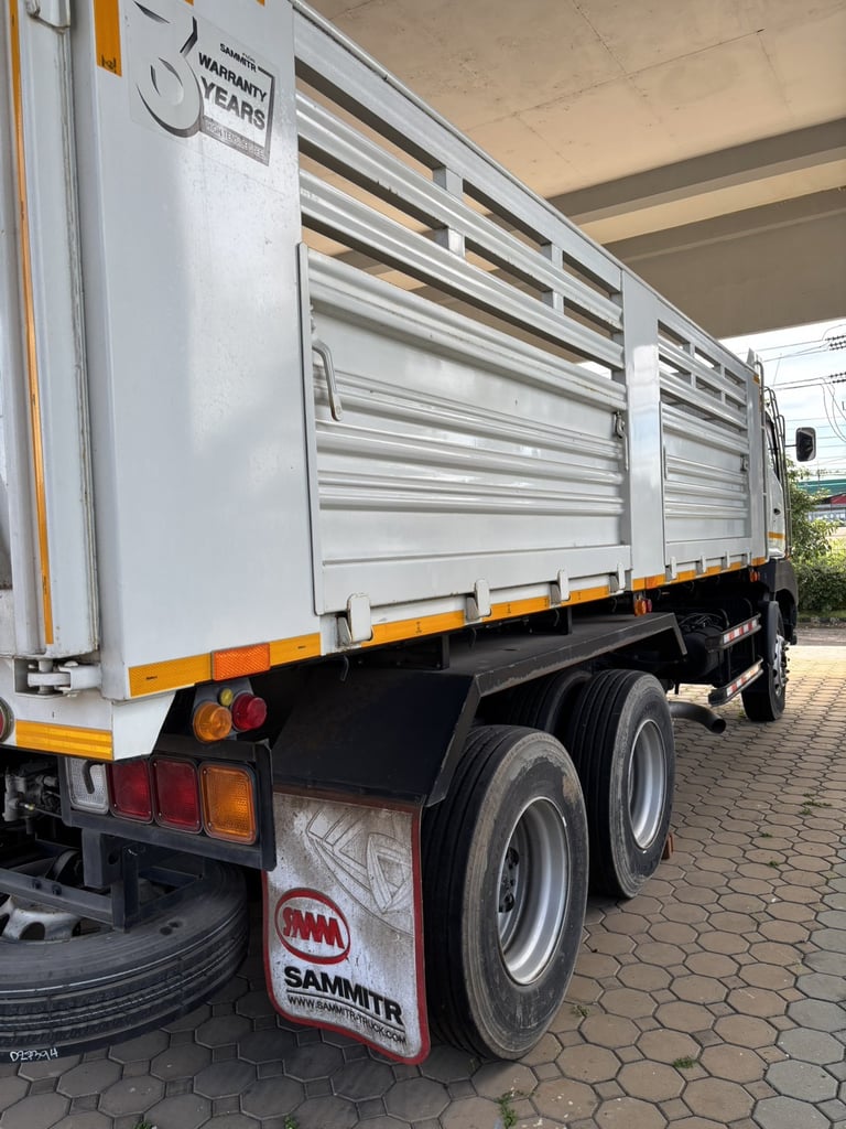 ขายรถโซว์ HINO FM1A 344 แรง กระบะดั้มสามมิตร สภาพใหม่ป้ายแดง