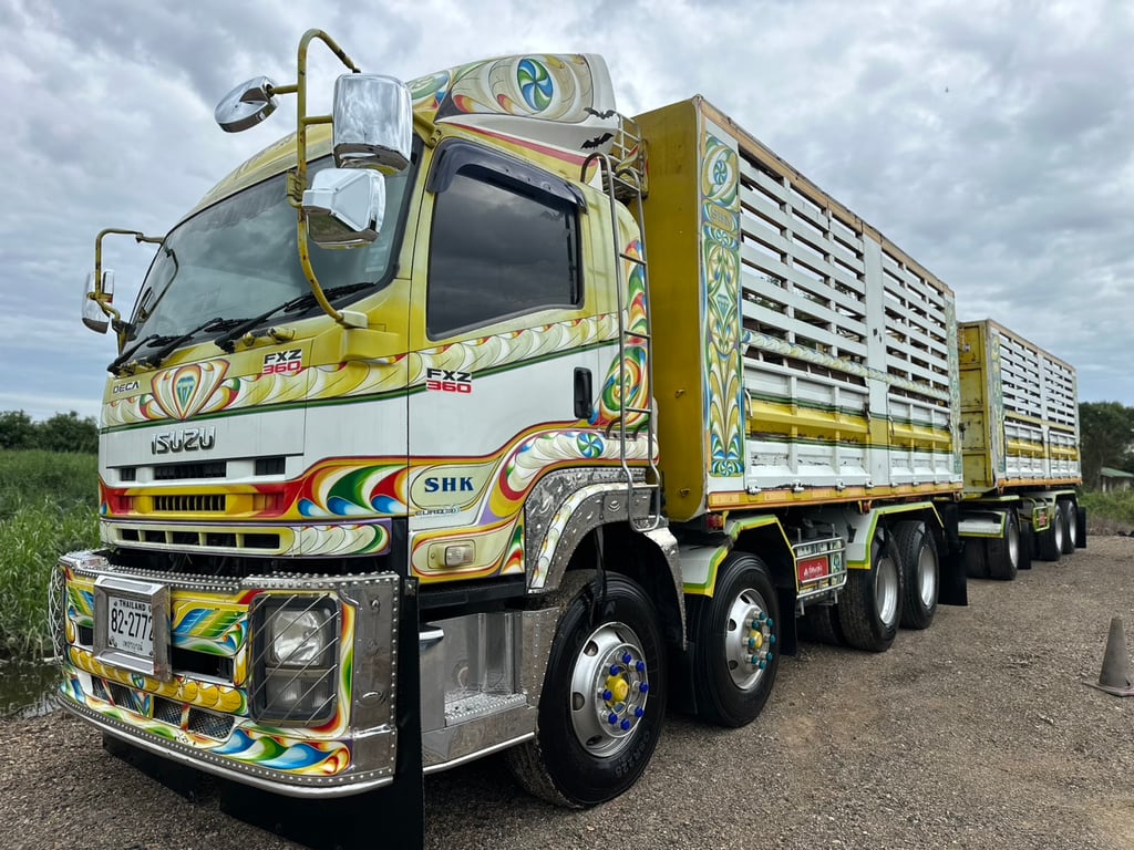 FXZ 360 ปี 56 ไมล์น้อย 573,000 กม. แม่ 12 ล้อ ยาว 6.2 ม. ตัวลูก 3 เพลา 7 ม.ดั้มแม่ลูก FXZ 360 ปี 56 ไมล์น้อย 573,000 กม. แม่ 12 ล้อ ยาว 6.2 ม. ตัวลูก 3 เพลา 7 ม.ดั้มแม่ลูก