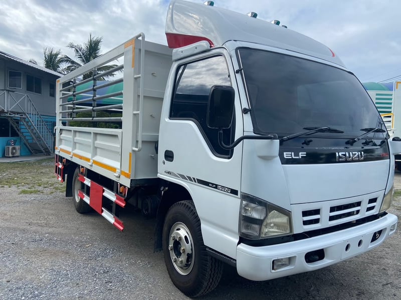 6ล้อ กระบะคอก ISUZU NQR 175แรง กระบะยาว 4.10 เมตร  