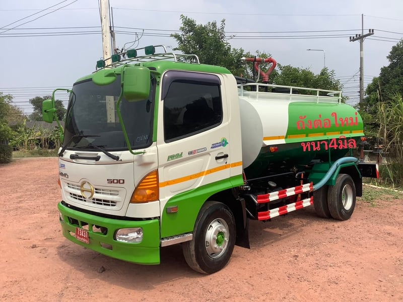Hino6ล้อ(เมก้าFC9J)150แรง ยูโร2 ปี49 รถน้ำ 5,000 ลิตร