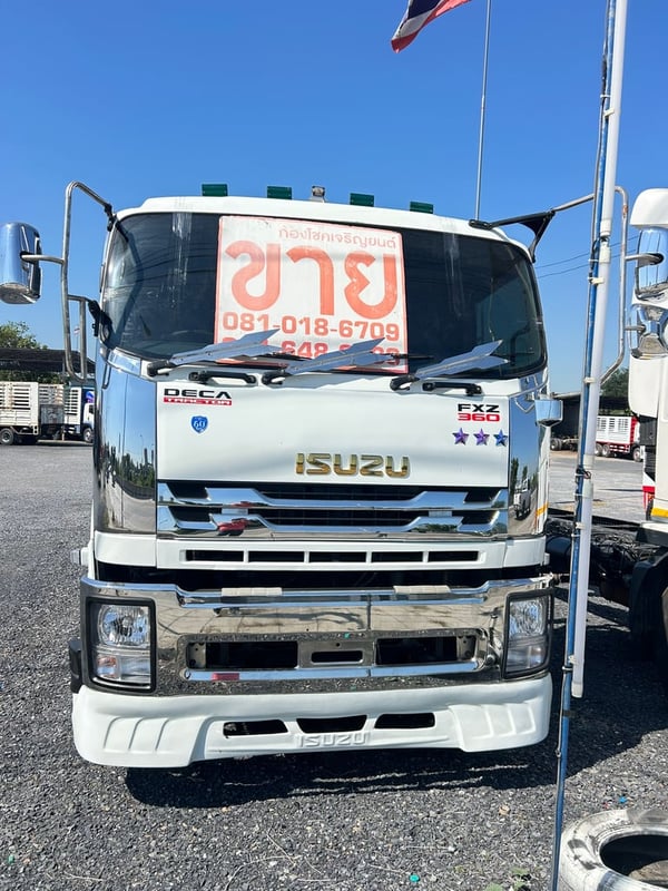 10ล้อISUZU360ปี56ท้ายลาด สองเพลา 