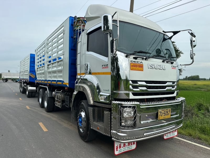 ISUZU 360 ปี 61 ดั้มเกษตรอู่ ซีทีทรัค สภาพพร้อมใช้ ยางดี ใส่ได้ 32 ตัน
