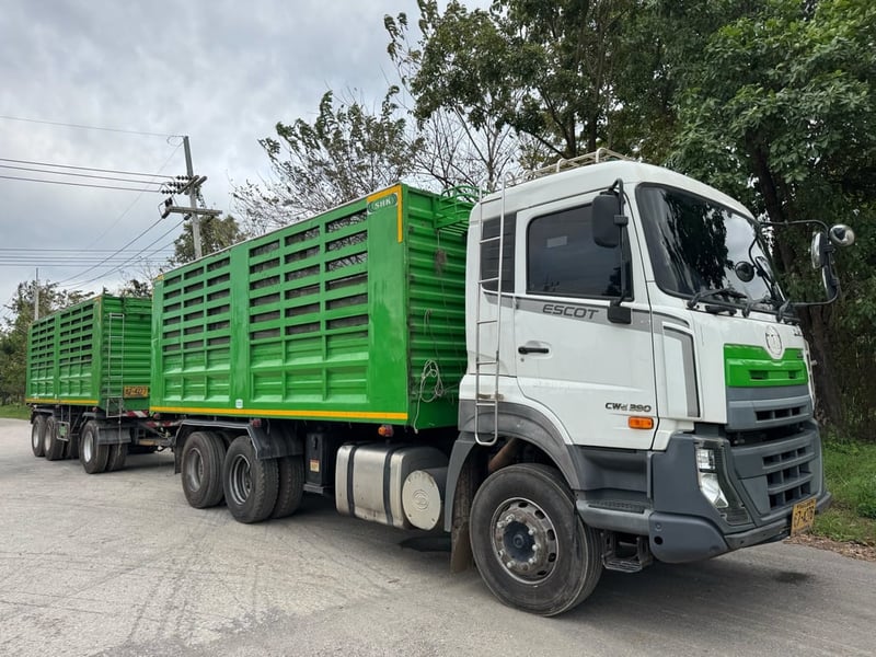 UD Truck CWE 390 พ่วงดั้ม แม่+ลูก 