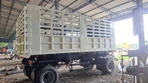 หางลูกพ่วงดั้มพ์สามมิตร 2เพลา ปี48 ราคา 180,000 บาท 