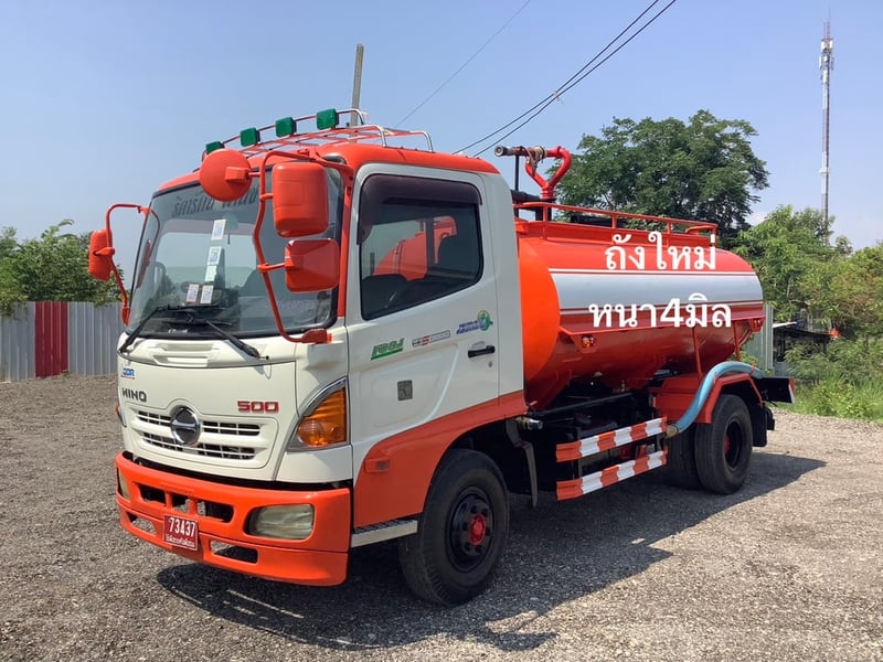 Hino 6 ล้อ (เมก้าFC9J)150 แรง ยูโร2 ปี55 รถน้ำ  5,000 ลิตร 