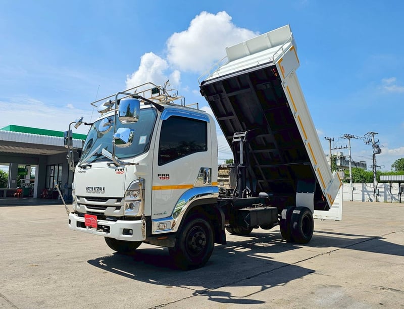 ISUZU #FRR190 6 ล้อ ดั้มพ์ 5 คิว ปี 2565 ไมล์ 50,000 โล