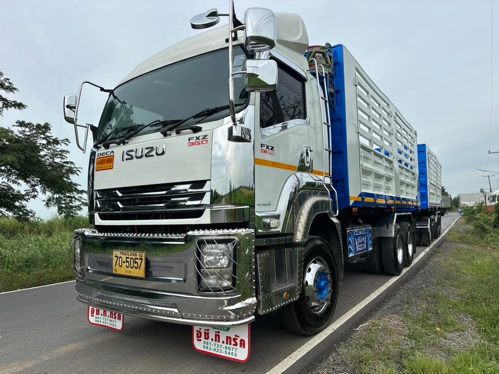 ISUZU 360 ปี 61 ดั้มเกษตรอู่ ซีทีทรัค สภาพพร้อมใช้ ยางดี ใส่ได้ 32 ตัน