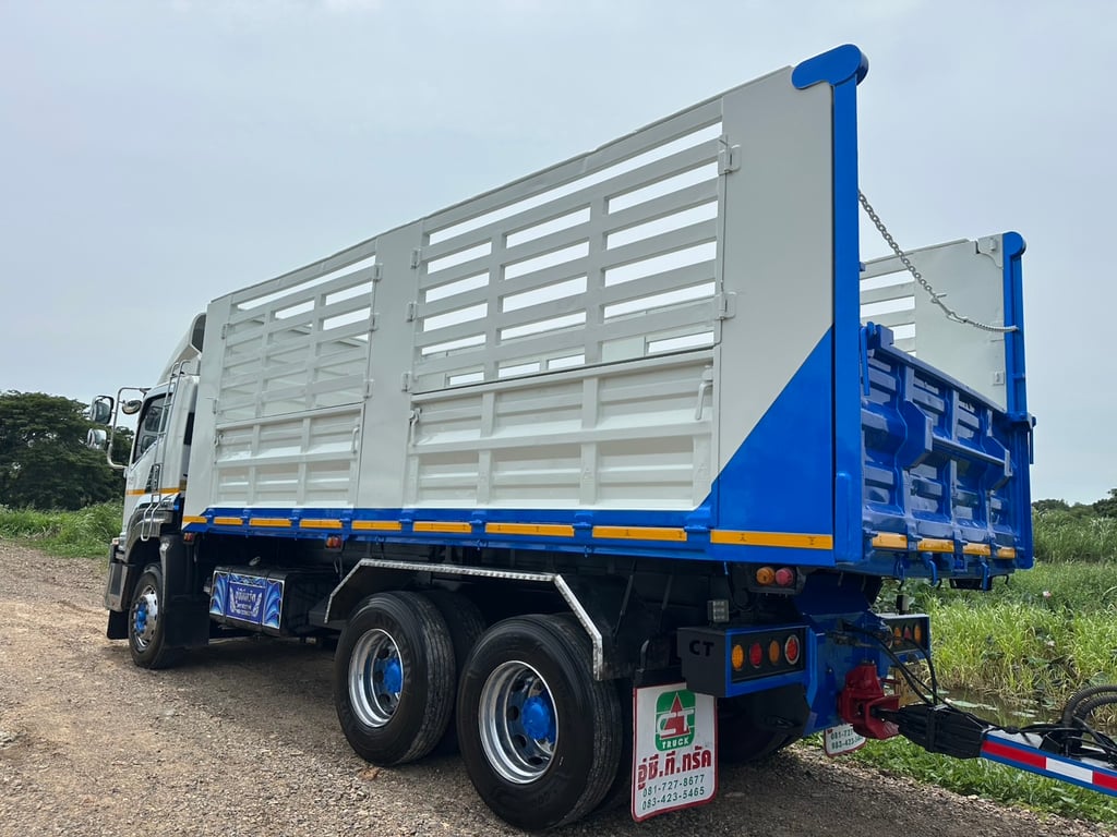 ISUZU 360 ปี 61 ดั้มเกษตรอู่ ซีทีทรัค สภาพพร้อมใช้ ยางดี ใส่ได้ 32 ตัน