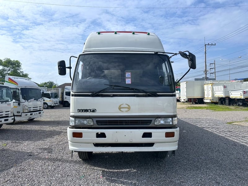 HINO  FF1J ปี43 ยาว 7.20 เมตร  รถบรรทุก 6ล้อ กระบะคอกสูง