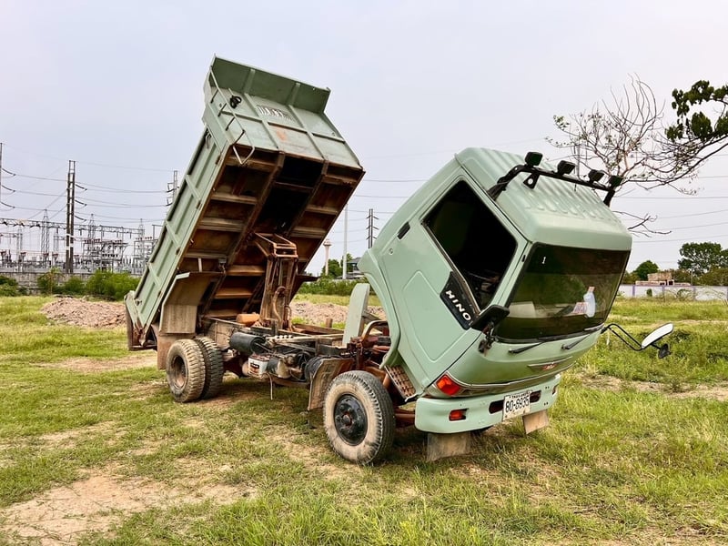 HINO FC-120 รถห้าง เอฟหน้าหลัง  เพาเวอร์  ยางสวย เอกสารเล่มทะเบียน