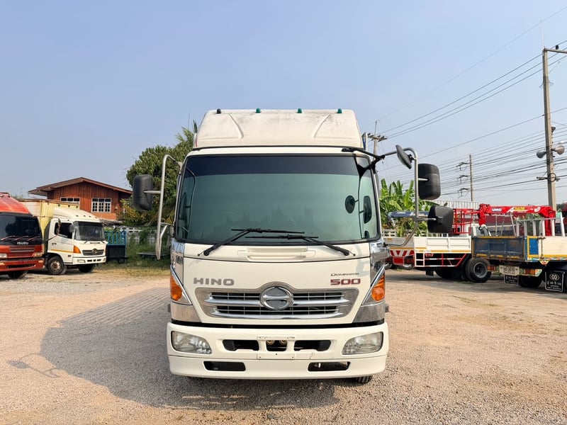 6ล้อ HINO MEGA150 ปี60 กระบะเนียม 5.60เมตร 
