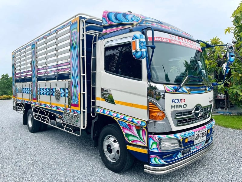 6 ล้อ HINO MEGA FC9JJ 210 แรง เทอร์โบ ปี 2561 ราคา 950,000 บาท