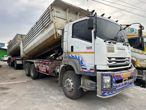 ISUZU FXZ360 ปี 61 10 น๊อต มือเดียวป้ายแดง  กระบะท้องเรือ ใส่ได้ 31 ตัน  