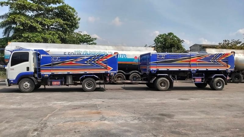 หกล้อดั้ม พ่วง แม่-ลูก FRR 210แรง ปี 2563