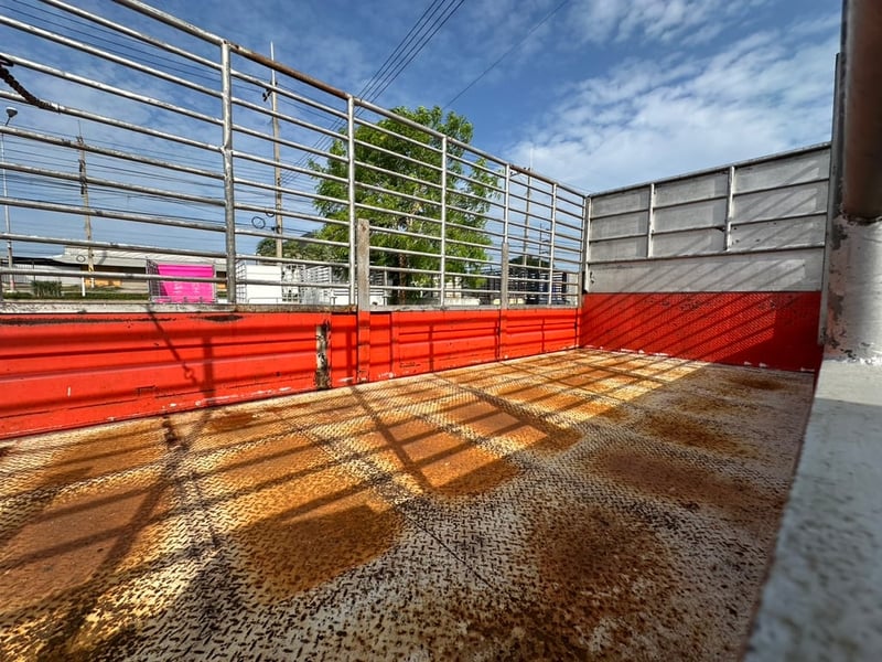 HINO  FF1J ปี43 ยาว 7.20 เมตร  รถบรรทุก 6ล้อ กระบะคอกสูง