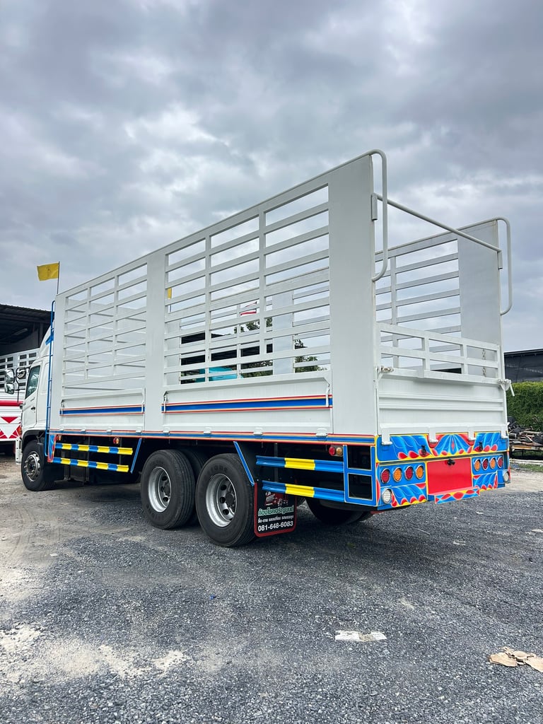10ล้อHINO รุ่นFL8j เครือง260 กระบะบรรทุกยาว7.5ม. 10ล้อHINO รุ่นFL8j เครือง260 กระบะบรรทุกยาว7.5ม.