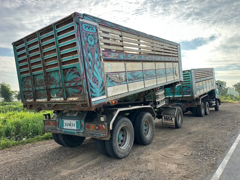 Hino 344 ปี 66 ดั้มกระบะมิเนียม ไมล์น้อย มือเดียวป้ายแดง 