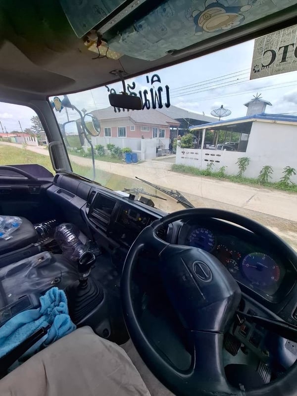 HINO สิบล้อ ตู้ห้องเย็น ฮีโน่เมก้า 260แรง เพลาเดียว รถบรรทุก 10ล้อ ตู้เย็น ปี2010