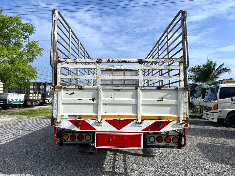 HINO  FF1J ปี43 ยาว 7.20 เมตร  รถบรรทุก 6ล้อ กระบะคอกสูง