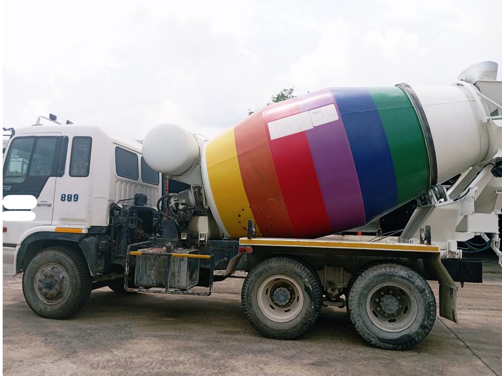 #889 HINO FS630B 270แรงม้า รถบรรทุก อื่นๆ โม่ผสมปูน ปี2013