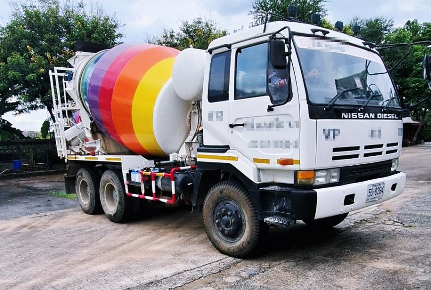 #812 NISSAN CD450VN-05032 220แรงม้า รถบรรทุก รถโม่ผสมปูน ปี2013