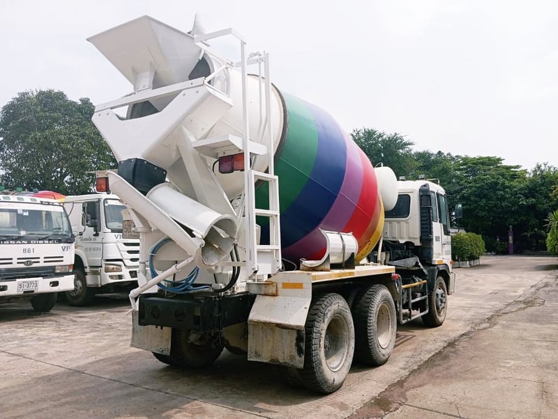 #889 HINO FS630B 270แรงม้า รถบรรทุก อื่นๆ โม่ผสมปูน ปี2013