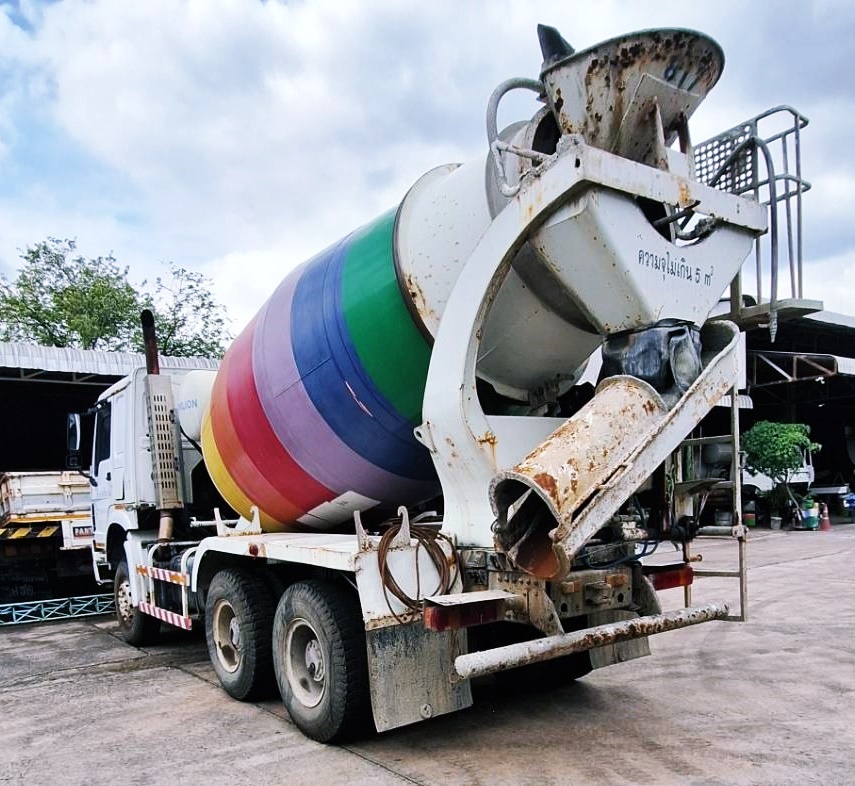 #817 SINOTRUK ZZ1257N3247C 340แรงม้า รถบรรทุก รถโม่ผสมปูน ปี2014 #817 SINOTRUK ZZ1257N3247C 340แรงม้า รถบรรทุก รถโม่ผสมปูน ปี2014