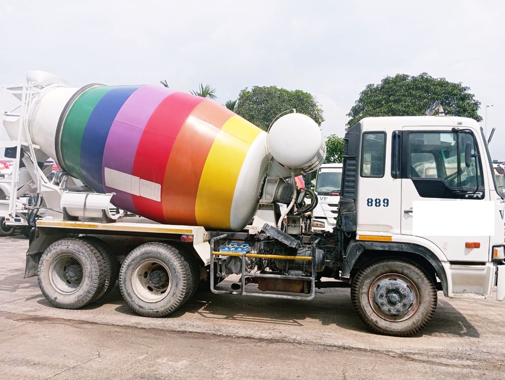 #889 HINO FS630B 270แรงม้า รถบรรทุก อื่นๆ โม่ผสมปูน ปี2013