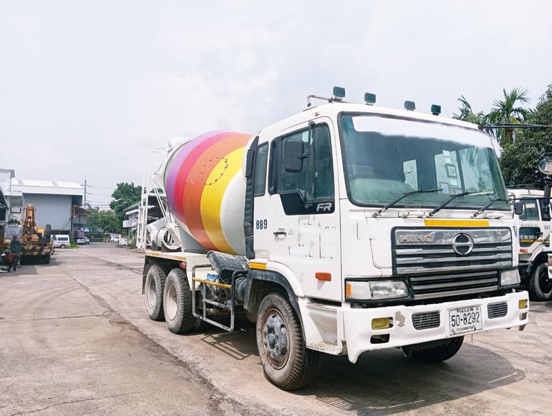 #889 HINO FS630B 270แรงม้า รถบรรทุก อื่นๆ โม่ผสมปูน ปี2013