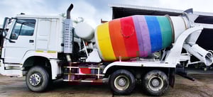 #827 SINOTRUK ZZ1257N3247C 340 แรงม้า รถบรรทุก รถโม่ผสมปูน ปี2014