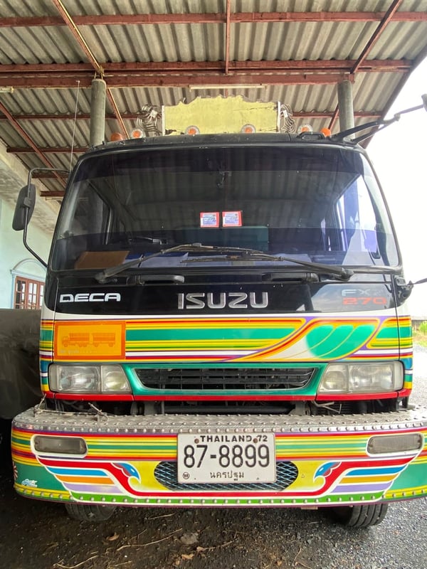 ISUZU FXZ 240แรงม้า รถบรรทุก 10ล้อ พ่วงแม่ลูก รถพร้อมใช้งาน 