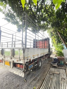 ISUZU FRR 190แรงม้า รถบรรทุก 6ล้อ กระบะคอกสูง ปี2013 เลขไมล์ 251,153 กม.