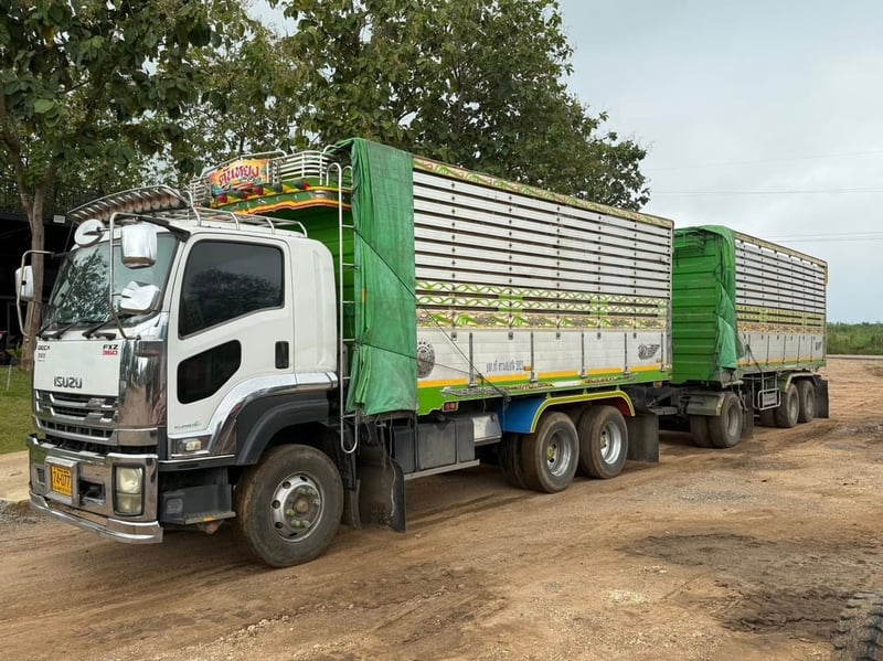 ISUZU FXZ 360แรงม้า รถบรรทุก 10ล้อ พ่วงแม่ลูก ปี2023