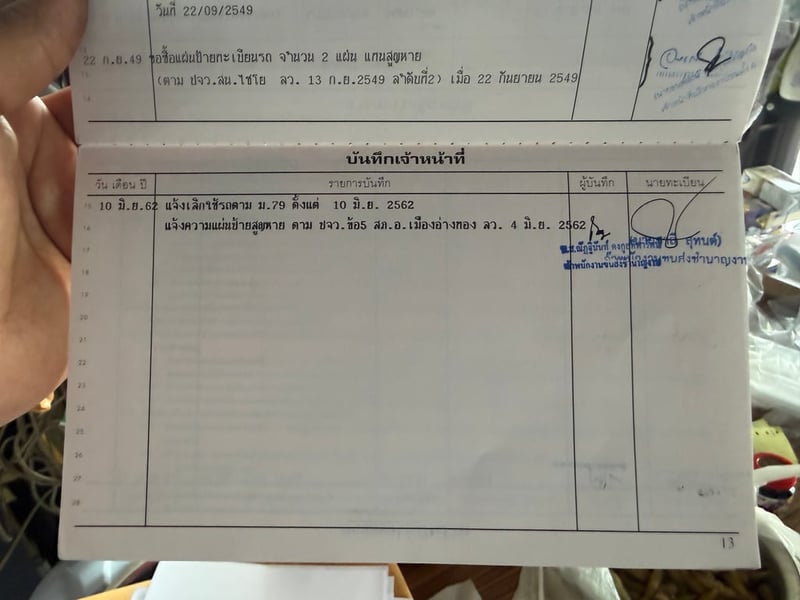 คัสซี+เล่มทะเบียน คัสซี+เล่มทะเบียน