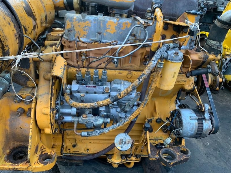 ขายเครื่องkomatsu 4D105-3turbo กรองคู่