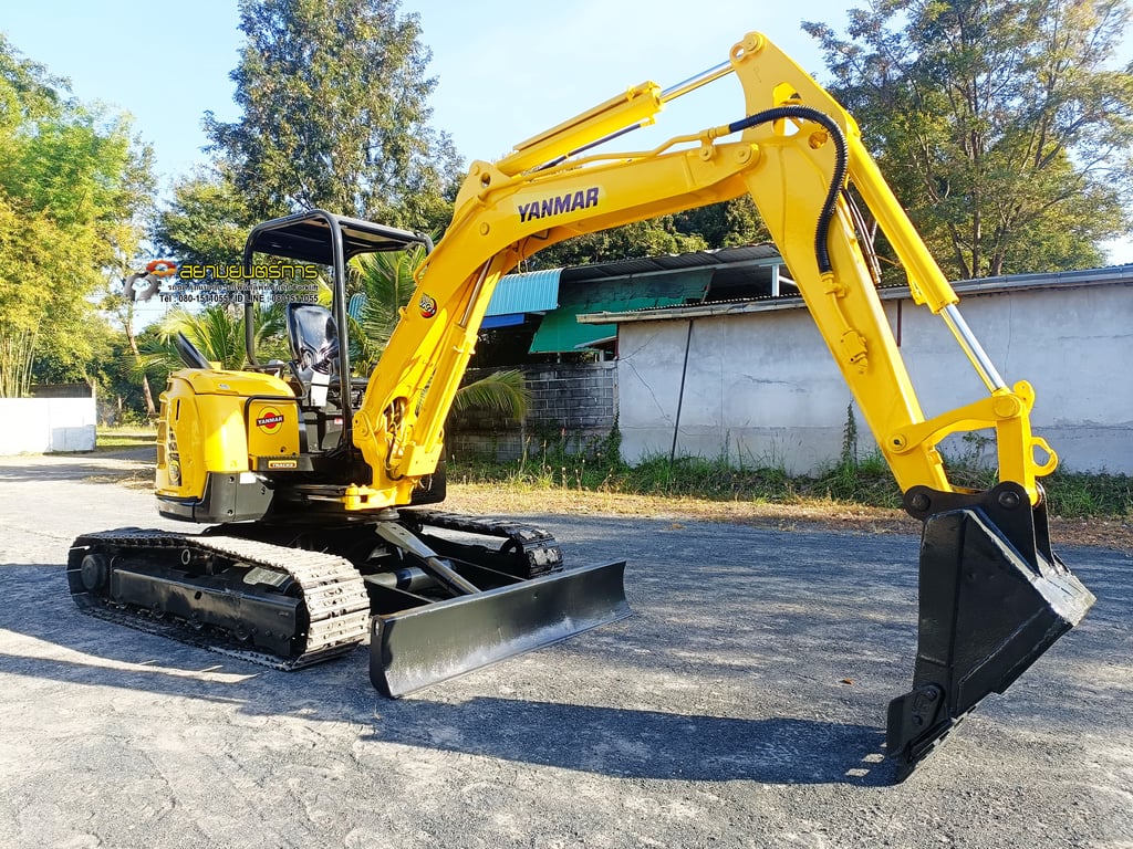 รถขุดล้อยาง YANMAR VIO45-5B ขนาด 4.5 ตัน คอนโทรลสั้น ปั๊มนิ้ว มีไลน์ไปป์ปิ้ง รถขุดล้อยาง YANMAR VIO45-5B ขนาด 4.5 ตัน คอนโทรลสั้น ปั๊มนิ้ว มีไลน์ไปป์ปิ้ง