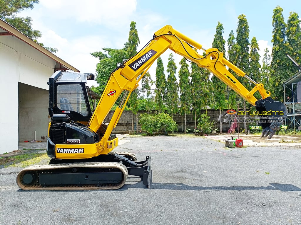  รถขุด YANMAR B3  ขนาด 3.5 ตัน PC35   คอนโทรน้ำมัน ปั๊มนิ้ว มีไลน์ไปป์ปิ้ง