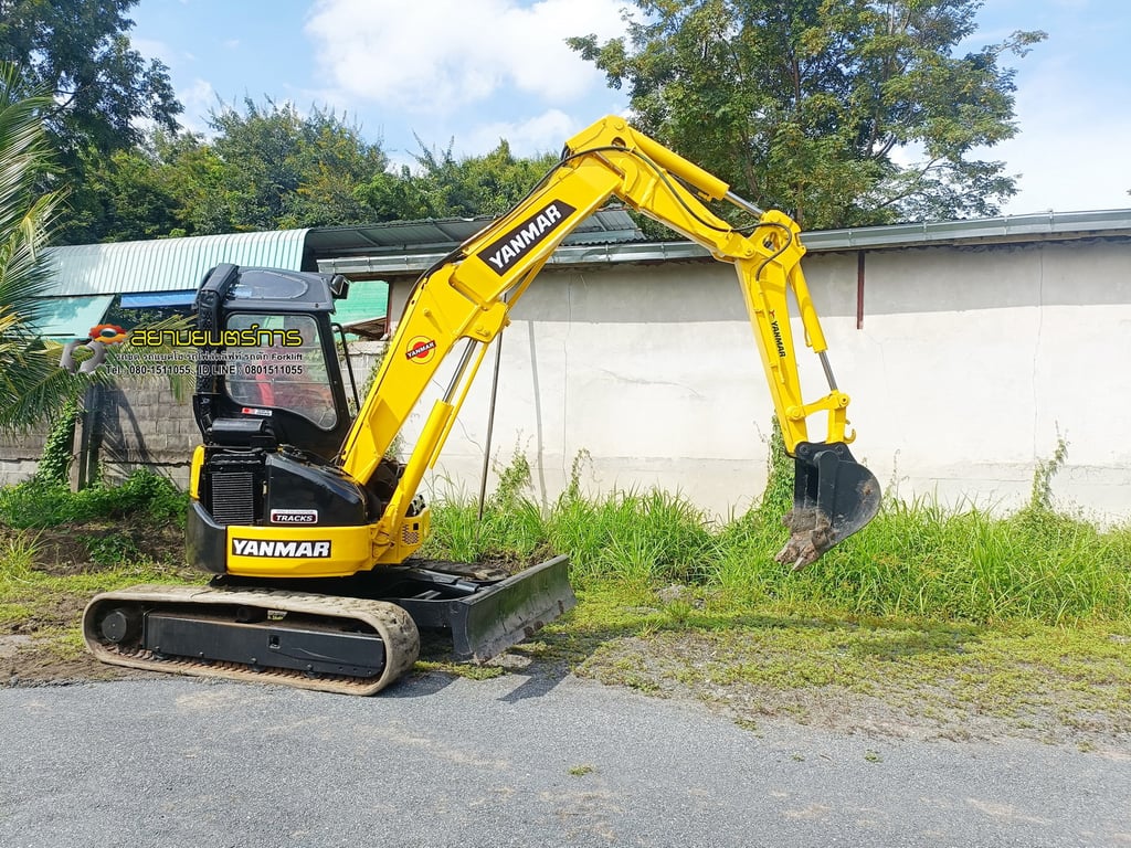 รถขุด YANMAR B3 ขนาด 3.5 ตัน PC35 คอนโทรน้ำมัน ปั๊มนิ้ว มีไลน์ไปป์ปิ้ง รถขุด YANMAR B3 ขนาด 3.5 ตัน PC35 คอนโทรน้ำมัน ปั๊มนิ้ว มีไลน์ไปป์ปิ้ง