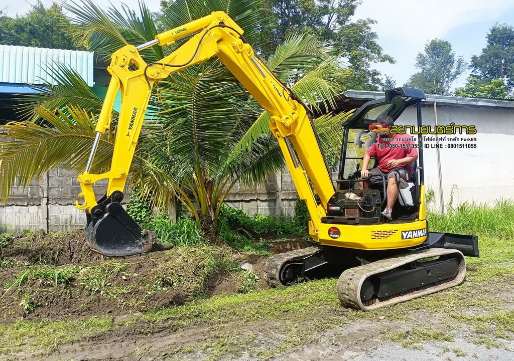 รถขุด YANMAR B3 ขนาด 3.5 ตัน PC35 คอนโทรน้ำมัน ปั๊มนิ้ว มีไลน์ไปป์ปิ้ง รถขุด YANMAR B3 ขนาด 3.5 ตัน PC35 คอนโทรน้ำมัน ปั๊มนิ้ว มีไลน์ไปป์ปิ้ง