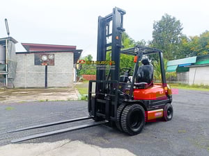 รถโฟล์คลิฟท์  Forklift  TOYOTA  6FD25   ดีเซล พิกัดยก 2.5 ตัน ยกสูง 4 เมตร ล้อหน้าคู่