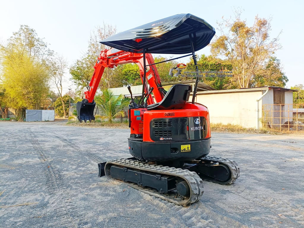 รถขุด แบคโฮ  Kubota RX-141  ขนาด 1.4 ตัน PC14  คอนโทรลน้ำมัน แทรคยาง บูมอาร์มสไลด์  รถขุด แบคโฮ  Kubota RX-141  ขนาด 1.4 ตัน PC14  คอนโทรลน้ำมัน แทรคยาง บูมอาร์มสไลด์