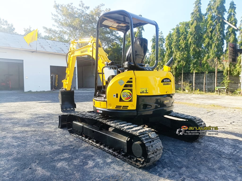 รถขุดล้อยาง YANMAR VIO45-5B ขนาด 4.5 ตัน คอนโทรลสั้น ปั๊มนิ้ว มีไลน์ไปป์ปิ้ง รถขุดล้อยาง YANMAR VIO45-5B ขนาด 4.5 ตัน คอนโทรลสั้น ปั๊มนิ้ว มีไลน์ไปป์ปิ้ง