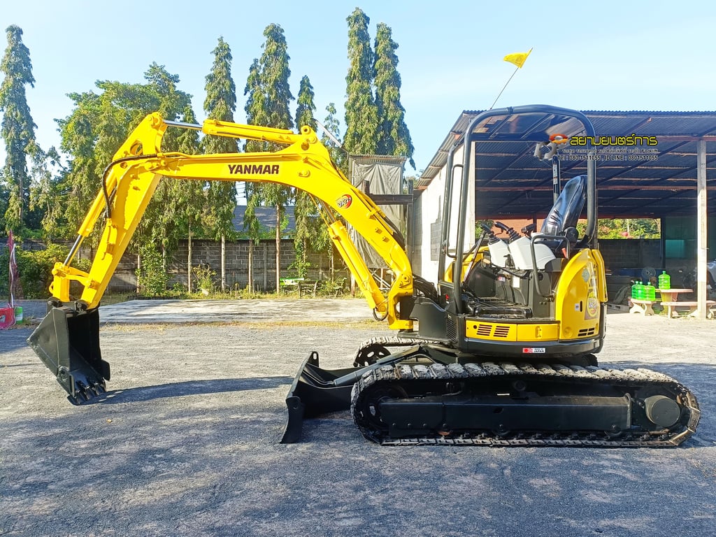 รถขุดล้อยาง YANMAR VIO45-5B ขนาด 4.5 ตัน คอนโทรลสั้น ปั๊มนิ้ว มีไลน์ไปป์ปิ้ง รถขุดล้อยาง YANMAR VIO45-5B ขนาด 4.5 ตัน คอนโทรลสั้น ปั๊มนิ้ว มีไลน์ไปป์ปิ้ง