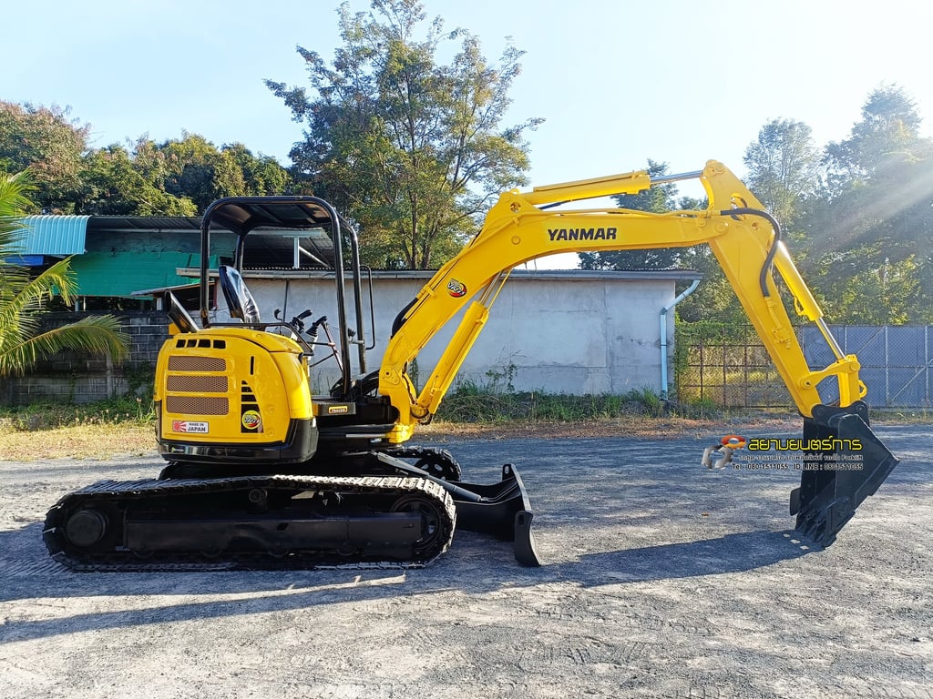 รถขุดล้อยาง YANMAR VIO45-5B ขนาด 4.5 ตัน คอนโทรลสั้น ปั๊มนิ้ว มีไลน์ไปป์ปิ้ง รถขุดล้อยาง YANMAR VIO45-5B ขนาด 4.5 ตัน คอนโทรลสั้น ปั๊มนิ้ว มีไลน์ไปป์ปิ้ง