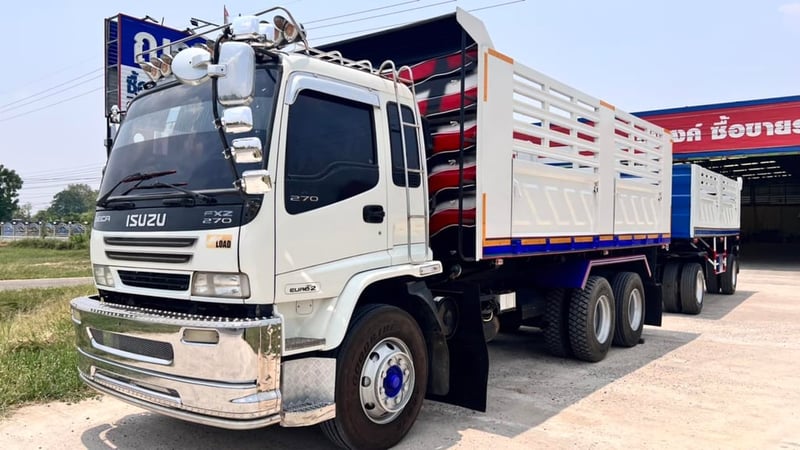 ขายรถดั้มพ่วงแม่ลูก เดก้า270 ยูโรทูปี48 รถสวยสภาพดีพร้อมใช้งาน